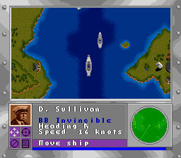 Super Battleship (USA) In game screenshot